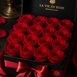 12朵浪漫玫瑰花盒 — 12 Roses Romantic Box