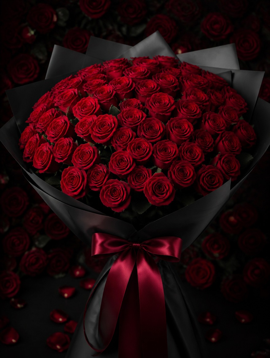 50 Red Roses Bouquet