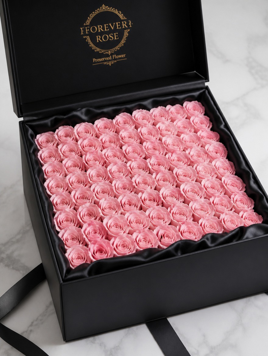 50 Preserved Roses Box
