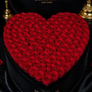 99朵永生玫瑰心形禮盒 — 99 Preserved Roses Heart Box